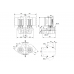 Центробежный сдвоенный насос Grundfos TPED 32-380/2-S A-F-A-BAQE 3x400 В, 2900 об/мин